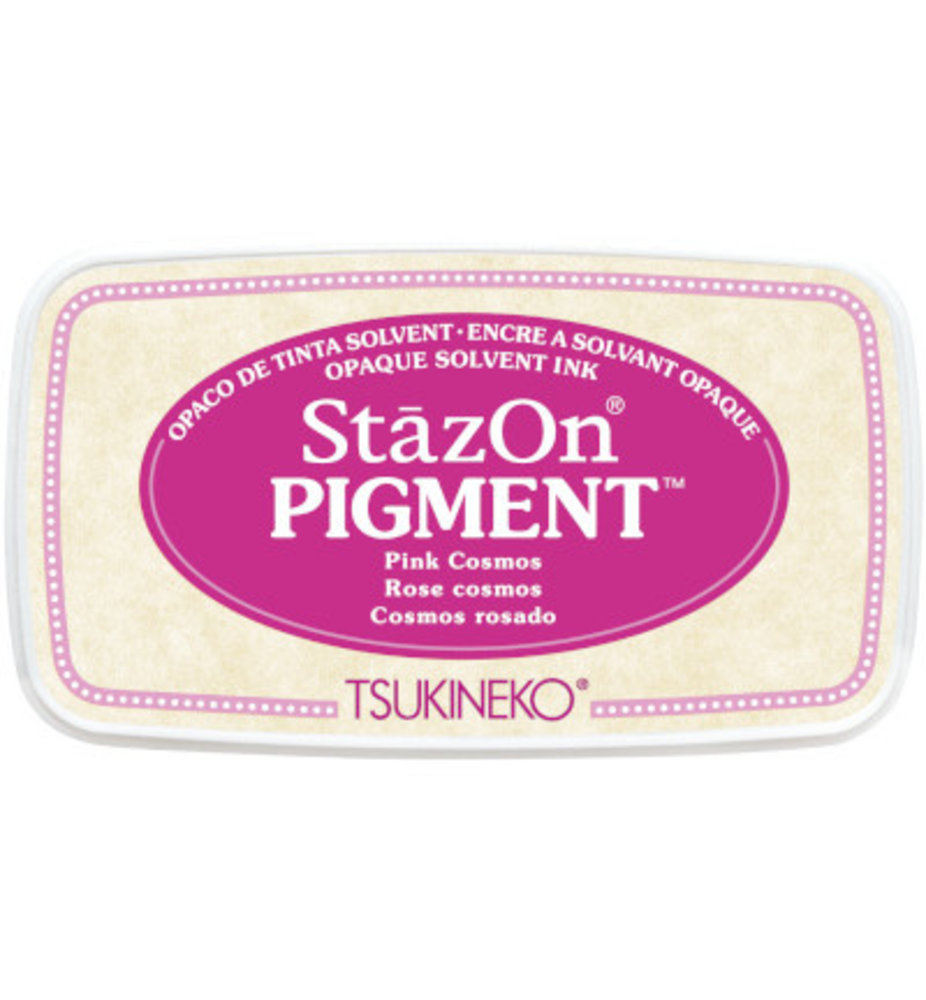 Tsukineko StazOn Pigment Inkpads Pink Cosmos (SZ-PIG-081) Tsukineko StazOn Pigment Inkpads Pink Cosmos (SZ-PIG-081)