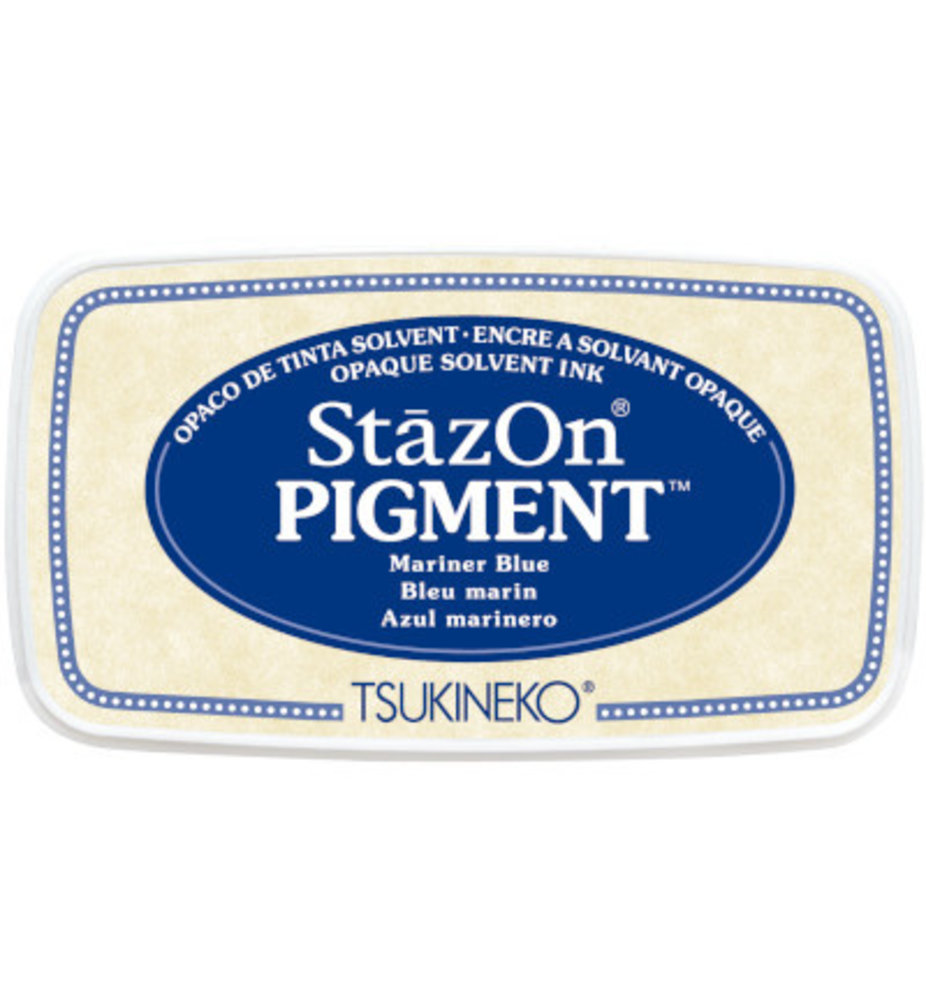 Tsukineko StazOn Pigment Inkpads Mariner Blue (SZ-PIG-061) Tsukineko StazOn Pigment Inkpads Mariner Blue (SZ-PIG-061)