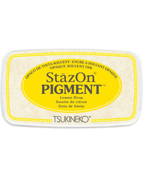 Tsukineko StazOn Pigment Inkpads Lemon Drop (SZ-PIG-091)