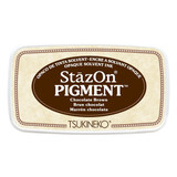 Tsukineko StazOn Pigment Inkpads Chocolate Brown (SZ-PIG-041)