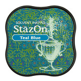 Tsukineko StazOn Midi Inkpads Teal Blue (SZ-MID-63)