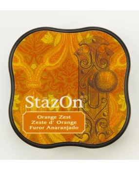Tsukineko StazOn Midi Inkpads Orange Zest (SZ-MID-71)