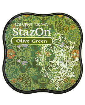 Tsukineko StazOn Midi Inkpads Olive Green (SZ-MID-51)