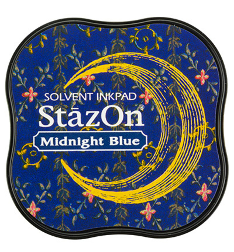 Tsukineko StazOn Midi Inkpads Midnight Blue (SZ-MID-62)