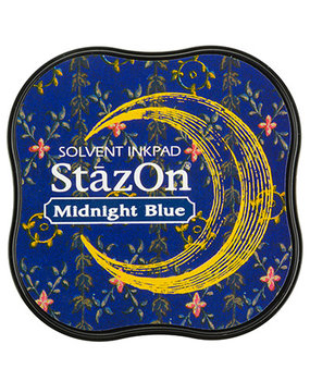 Tsukineko StazOn Midi Inkpads Midnight Blue (SZ-MID-62)