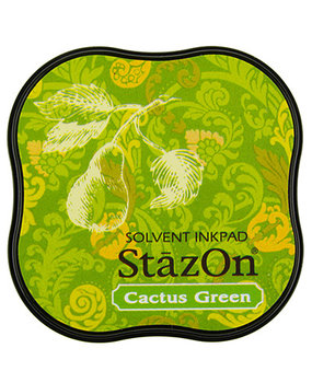 Tsukineko StazOn Midi Inkpads Cactus Green (SZ-MID-52)