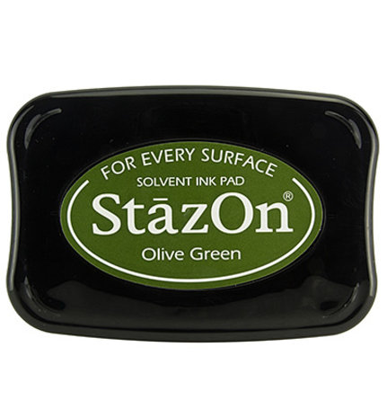 Tsukineko StazOn Inkpads Olive Green (SZ-000-051)