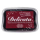 Tsukineko Delicata Large Inkpads Ruby Red (DE-000-325)