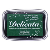 Tsukineko Delicata Large Inkpads Emerald Green (DE-000-321)