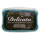 Tsukineko Delicata Large Inkpads Dark Brown Shimmer (DE-000-354)