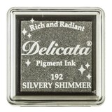 Tsukineko Delicata Small Inkpads Silvery Shimmer (DE-SML-192)
