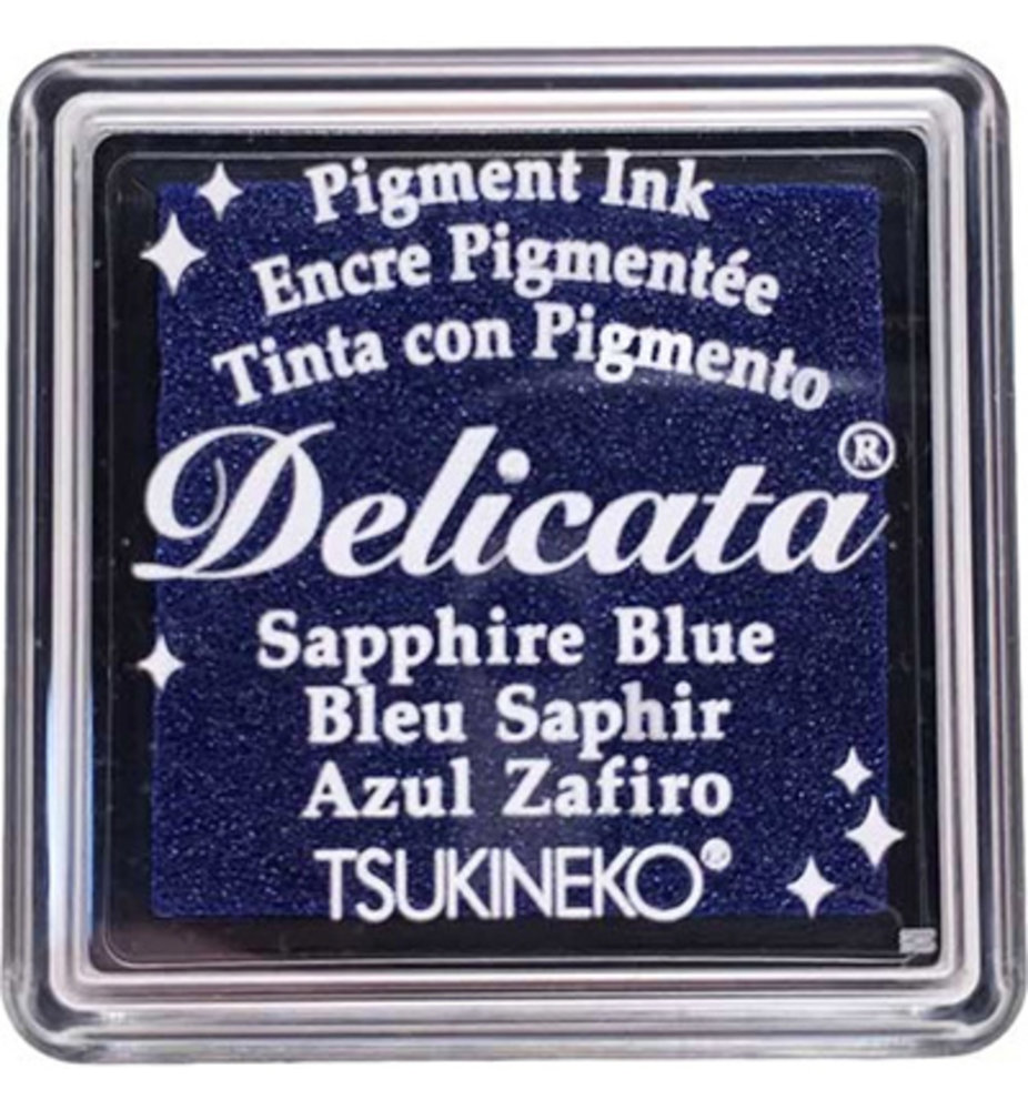 Tsukineko Delicata Small Inkpads Sapphine Blue (DE-SML-318) Tsukineko Delicata Small Inkpads Sapphine Blue (DE-SML-318)