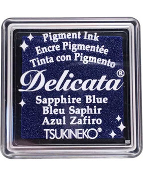 Tsukineko Delicata Small Inkpads Sapphine Blue (DE-SML-318) Tsukineko Delicata Small Inkpads Sapphine Blue (DE-SML-318)