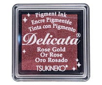 Tsukineko Delicata Small Inkpads Rose Gold (DE-SML-357)