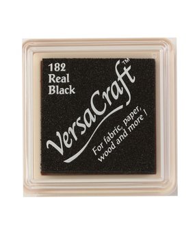 Tsukineko VersaCraft Small Inkpads Real Black (VK-SML-182) Tsukineko VersaCraft Small Inkpads Real Black (VK-SML-182)