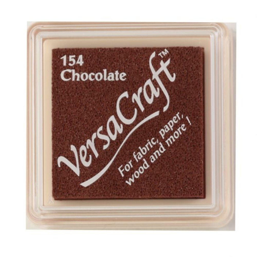 Tsukineko VersaCraft Small Inkpads Chocolate (VK-SML-154) Tsukineko VersaCraft Small Inkpads Chocolate (VK-SML-154)