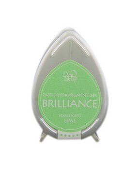 Tsukineko Brilliance Dew Drops Pearlescent Lime (BD-000-042)