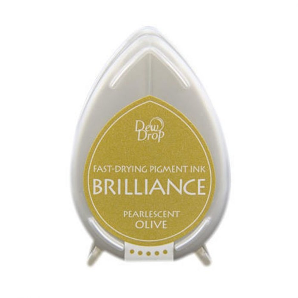 Tsukineko Brilliance Dew Drops Pearlescent Olive (BD-000-053)
