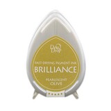 Tsukineko Brilliance Dew Drops Pearlescent Olive (BD-000-053)