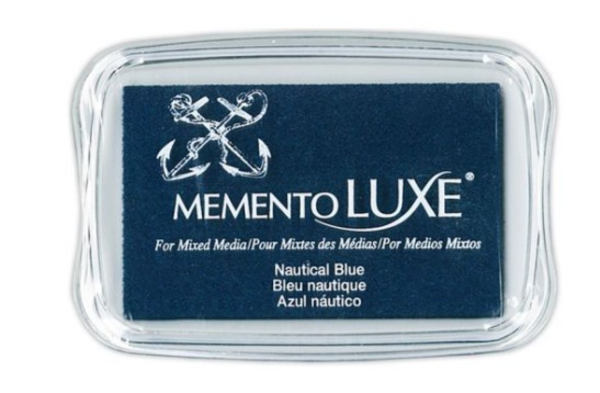 Tsukineko Memento Luxe Inkpads Nautical Blue (ML-000-607)