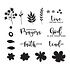 Love Never Fails Clear Stamp (STP-051) (OUTLET)