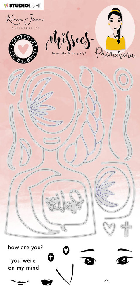 Karin Joan Primarina Missees Starter Set Stamp & Die (BASICSDCKJ06) (OUTLET)