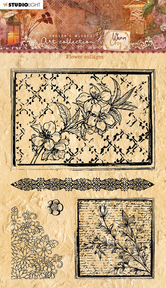 Studio Light Flower Collages Warm & Cozy Clear Stamps (JMA-WAC-STAMP109) (OUTLET) Studio Light Flower Collages Warm & Cozy Clear Stamps (JMA-WAC-STAMP109) (OUTLET)