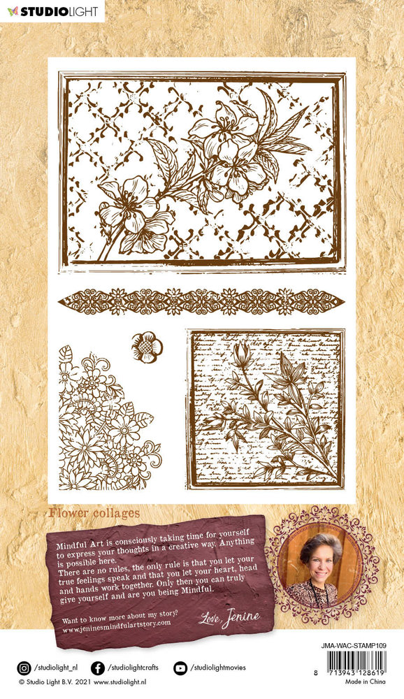Studio Light Flower Collages Warm & Cozy Clear Stamps (JMA-WAC-STAMP109) (OUTLET) Studio Light Flower Collages Warm & Cozy Clear Stamps (JMA-WAC-STAMP109) (OUTLET)