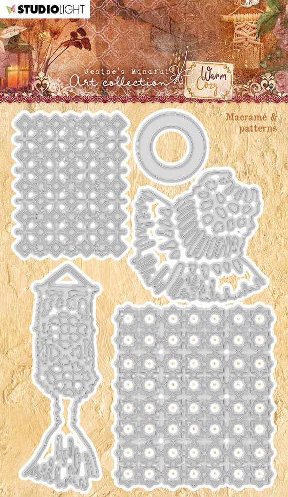 Studio Light Macramé & Patterns Warm & Cozy Dies (JMA-WAC-CD91) (OUTLET)