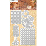 Studio Light Macramé & Patterns Warm & Cozy Dies (JMA-WAC-CD91) (OUTLET)
