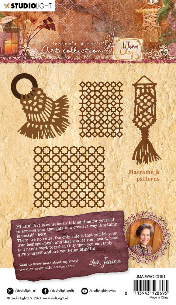 Studio Light Macramé & Patterns Warm & Cozy Dies (JMA-WAC-CD91) (OUTLET)