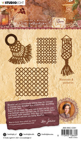 Studio Light Macramé & Patterns Warm & Cozy Dies (JMA-WAC-CD91) (OUTLET)