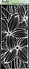 Slim Line Plumeria Flowers 4x10 Inch Stencil (SC-276) (OUTLET)