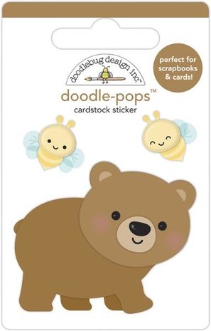 Doodlebug Design Honey Bear Doodle-Pops (7465) (DISCONTINUED)