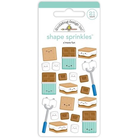 Doodlebug Design S'more Fun Shape Sprinkles (7456) (DISCONTINUED)