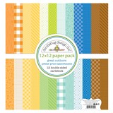 Doodlebug Design Great Outdoors 12x12 Inch Petite Prints Paper Pack (7494) (DISCONTINUED)