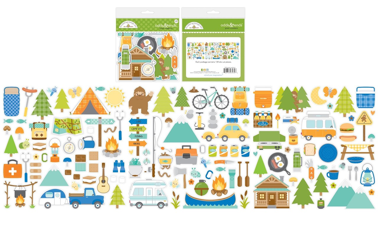 Doodlebug Design Great Outdoors Odds & Ends (7474) (DISCONTINUED) Doodlebug Design Great Outdoors Odds & Ends (7474) (DISCONTINUED)
