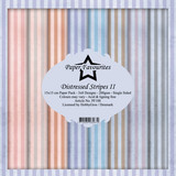 Paper Favourites Distressed Stripes II 6x6 Inch Paper Pack (PF188) (DISCONTINUED)
