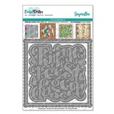 CarlijnDesign Snijmallen Vierkant Fijne Feestdagen (CDSN-0135) (DISCONTINUED)