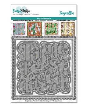 CarlijnDesign Square Fijne Feestdagen (CDSN-0135) (DISCONTINUED)