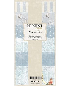Reprint Winter Fun Slimline Paper Pack (RPS014) (OUTLET)