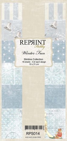 Reprint Winter Fun Slimline Paper Pack (RPS014) (OUTLET)
