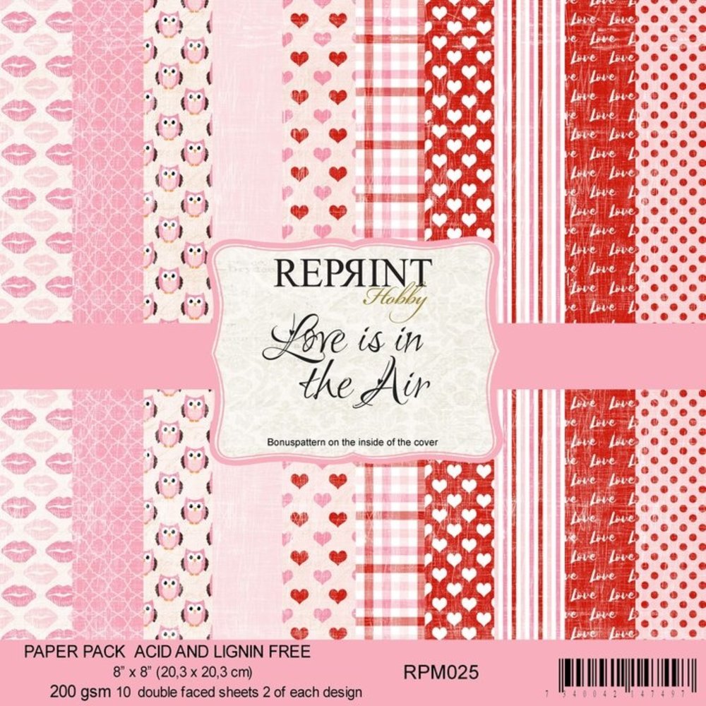 Reprint Love is in the Air 8x8 Inch Paper Pack (RPM025) (DISCONTINUED) Reprint Love is in the Air 8x8 Inch Paper Pack (RPM025) (DISCONTINUED)