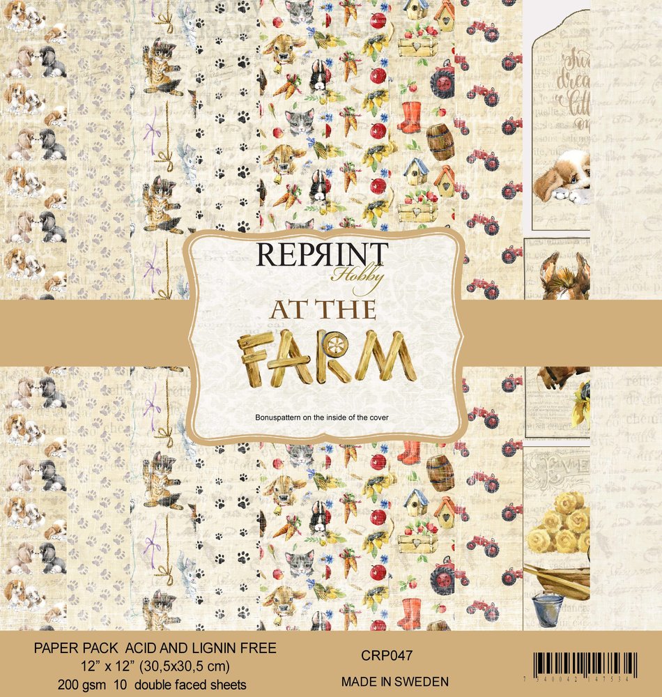 Reprint At the Farm 12x12 Inch Paper Pack (CRP047) (DISCONTINUED)