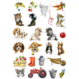 Reprint At the Farm A4 Cutouts (KP0086) (DISCONTINUED)