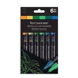 Spectrum Noir Metallic Flip Marker Natural World (6pcs) (SN-MFLI-NWO6) (DISCONTINUED)