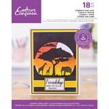Crafter's Companion Silhouette Strength and Love Stamp & Stencil (CC-STP-STEN-STAL) (OUTLET)