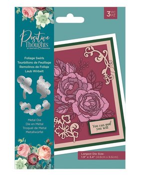 Crafter's Companion Positive Thoughts Metal Die Foliage Swirls (PT-MD-FOSW) (OUTLET)