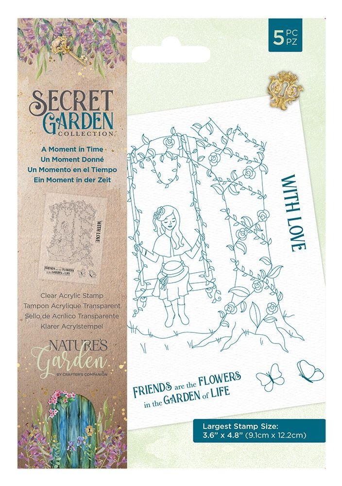 Crafter's Companion Secret Garden Collection Clear Stamps A Moment in Time (NG-SG-ST-AMIT) (OUTLET) Crafter's Companion Secret Garden Collection Clear Stamps A Moment in Time (NG-SG-ST-AMIT) (OUTLET)