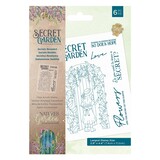 Crafter's Companion Secret Garden Collection Clear Stamps Secrets Revealed (NG-SG-ST-SERE) (OUTLET)
